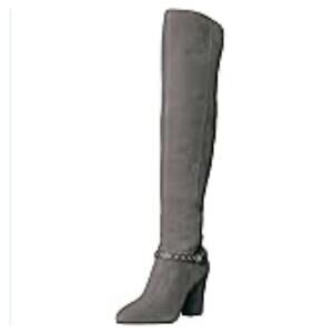 Nine West “Sandor” Gray Over The Knee Boots Size 5 1/2